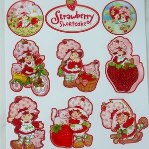 Strawberry Shortcake Sticker Sheet